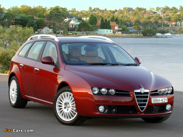 Alfa Romeo 159 Sportwagon 2.4 JTDm AU-spec 939B (2006–2008) photos (640 x 480)