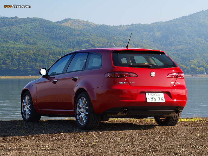 Alfa Romeo 159 Sportwagon 3.2 JTS Q4 JP-spec 939B (2006–2008) photos (800 x 600)