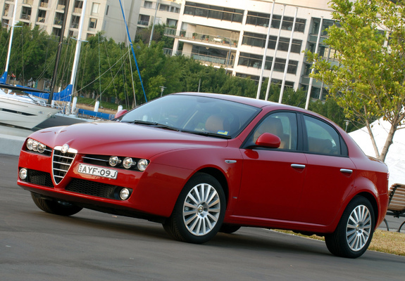Alfa Romeo 159 2.2 JTS AU-spec 939A (2006–2008) photos