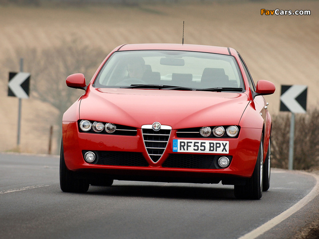 Alfa Romeo 159 1.9 JTDm UK-spec 939A (2006–2008) pictures (640 x 480)