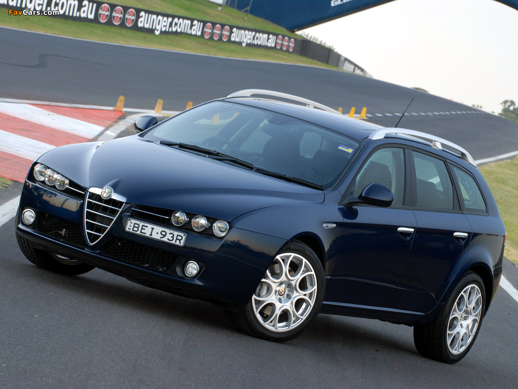 Alfa Romeo 159 Sportwagon 3.2 JTS Q4 AU-spec 939B (2006–2008) pictures (1024 x 768)