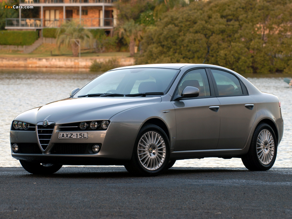 Alfa Romeo 159 2.4 JTDm AU-spec 939A (2006–2008) pictures (1024 x 768)