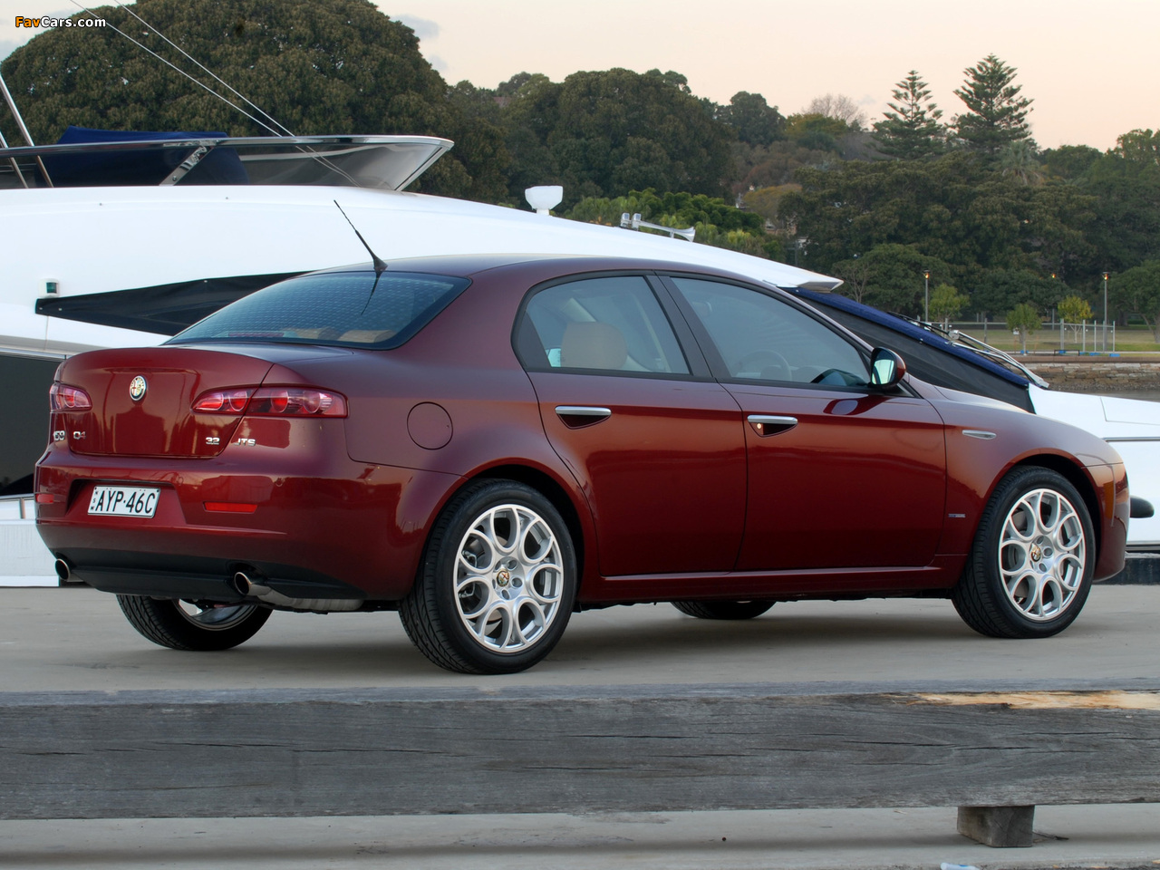 Alfa Romeo 159 3.2 JTS Q4 AU-spec 939A (2006–2008) pictures (1280 x 960)