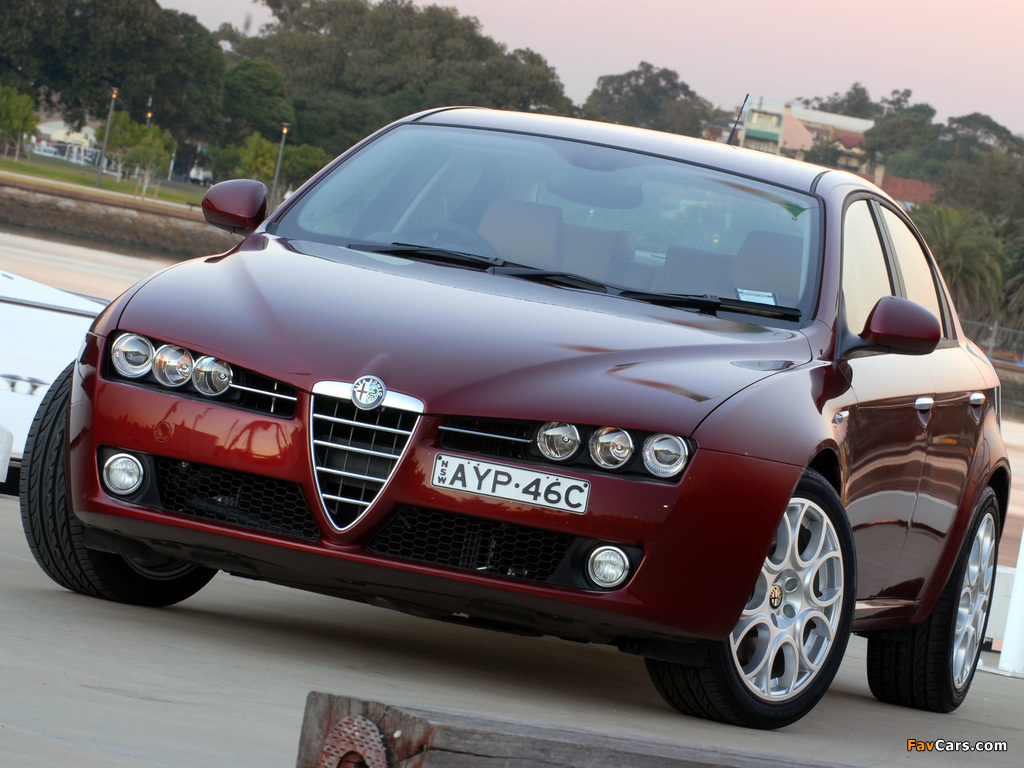 Alfa Romeo 159 3.2 JTS Q4 AU-spec 939A (2006–2008) wallpapers (1024 x 768)