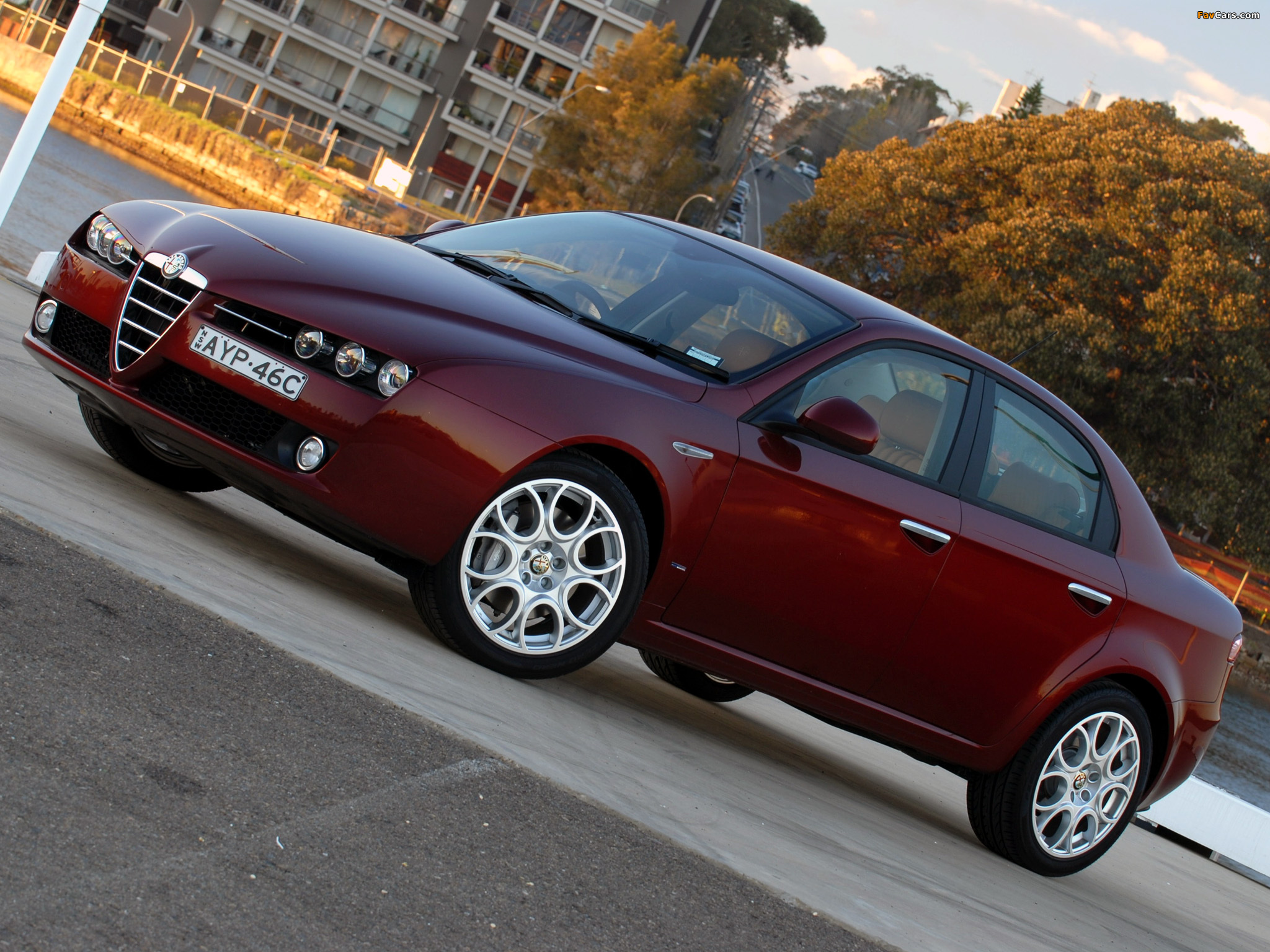 Alfa Romeo 159 3.2 JTS Q4 AU-spec 939A (2006–2008) wallpapers (2048 x 1536)