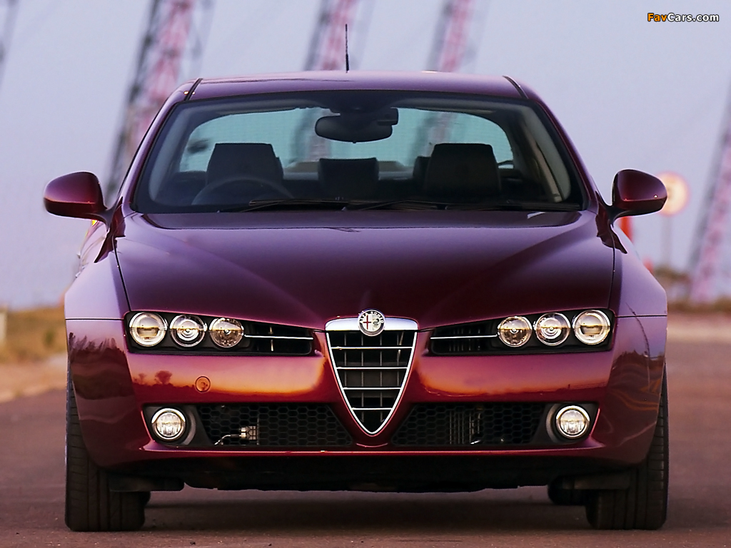 Alfa Romeo 159 3.2 JTS Q4 ZA-spec 939A (2006–2008) wallpapers (1024 x 768)