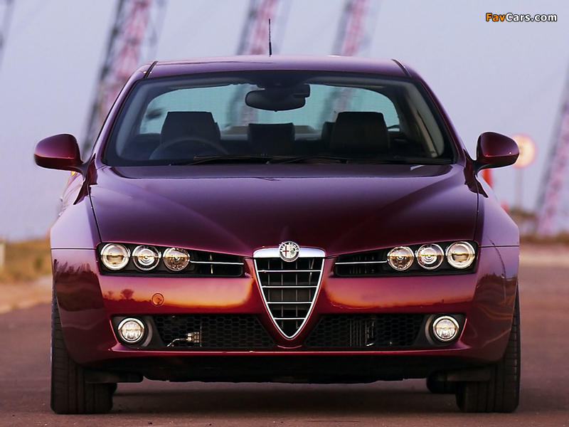 Alfa Romeo 159 3.2 JTS Q4 ZA-spec 939A (2006–2008) wallpapers (800 x 600)