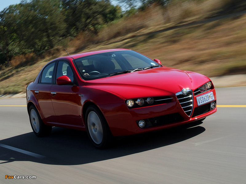 Alfa Romeo 159 ZA-spec 939A (2006–2008) wallpapers (800 x 600)