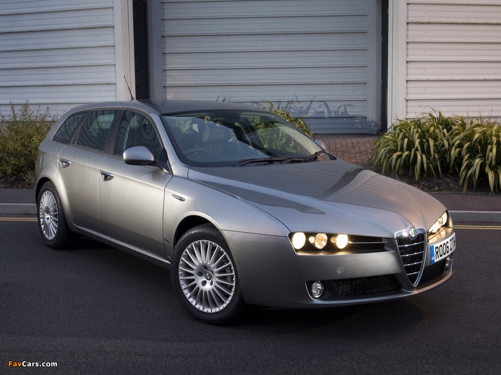 Alfa Romeo 159 Sportwagon 2.2 JTS UK-spec 939B (2006–2008) wallpapers (1024 x 768)