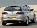 Alfa Romeo 159 Sportwagon 2.2 JTS UK-spec 939B (2006–2008) wallpapers