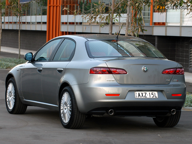 Alfa Romeo 159 2.4 JTDm AU-spec 939A (2006–2008) wallpapers (640 x 480)