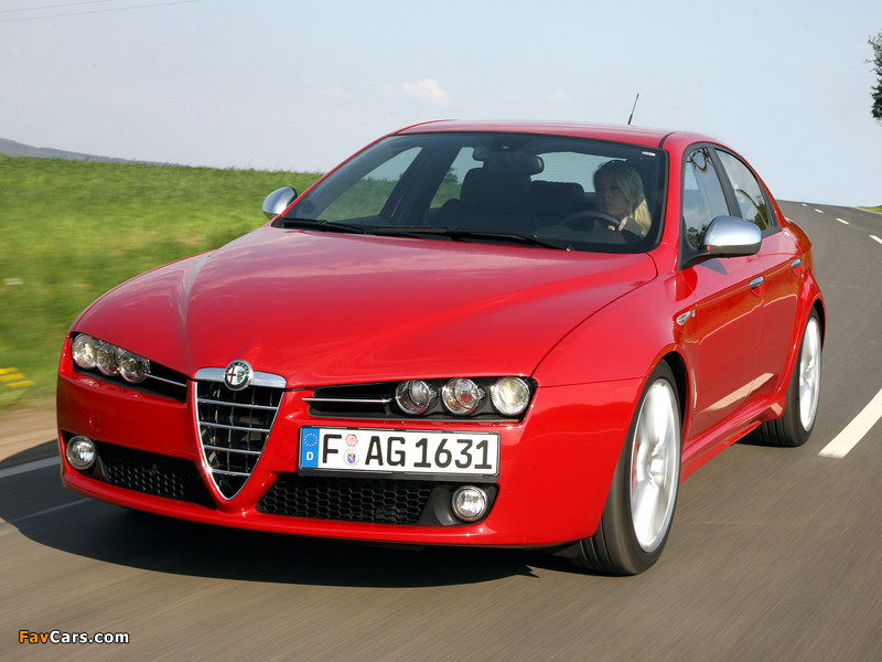 Alfa Romeo 159 Ti 939A (2007–2008) photos (800 x 600)