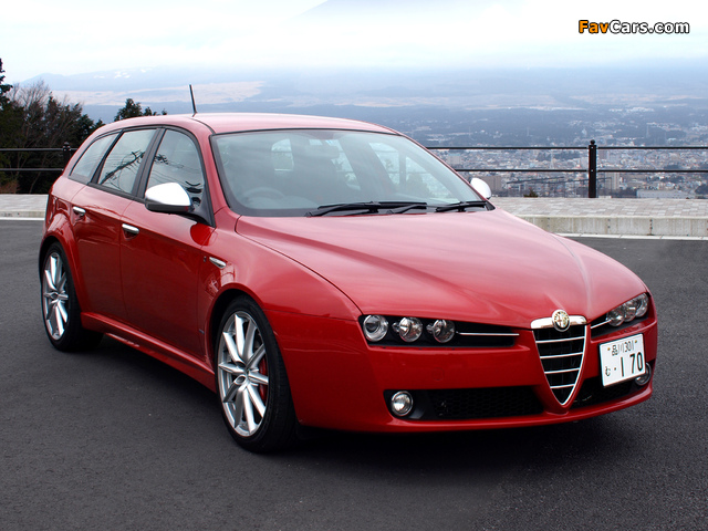 Alfa Romeo 159 Sportwagon Ti JP-spec 939B (2008–2011) images (640 x 480)