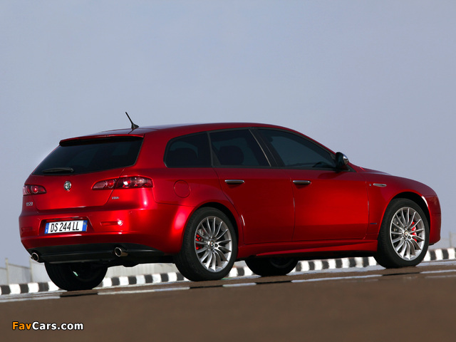 Alfa Romeo 159 Sportwagon Ti 939B (2008–2011) photos (640 x 480)