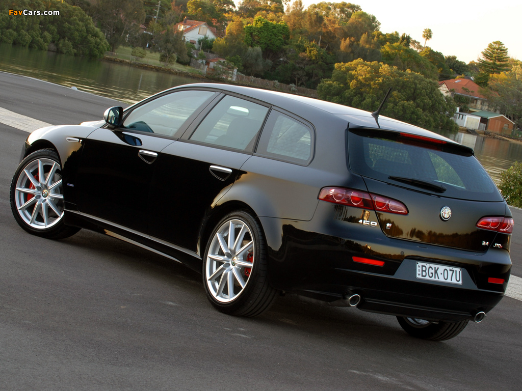 Alfa Romeo 159 Sportwagon Ti AU-spec 939B (2008–2011) photos (1024 x 768)