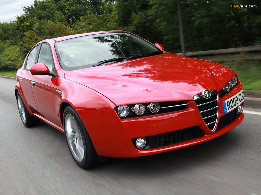 Alfa Romeo 159 UK-spec 939A (2008–2011) photos (1024 x 768)