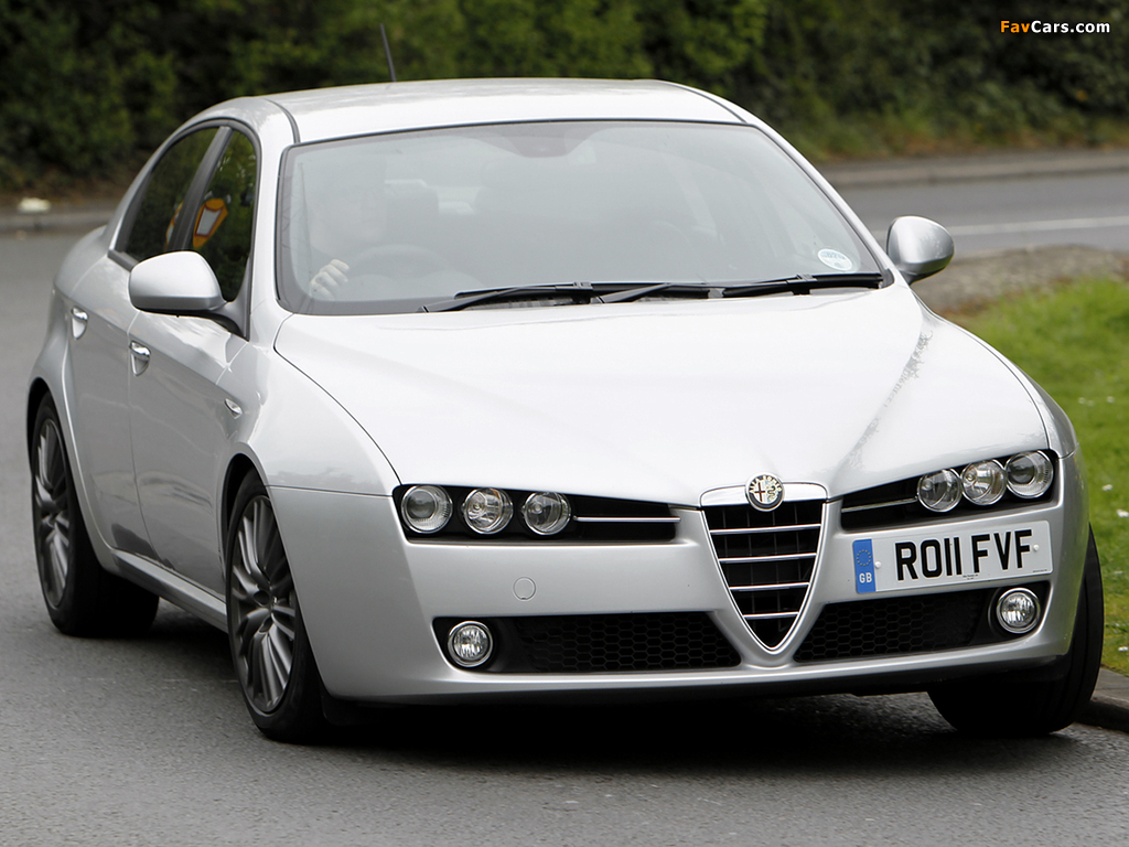 Alfa Romeo 159 UK-spec 939A (2008–2011) photos (1024 x 768)