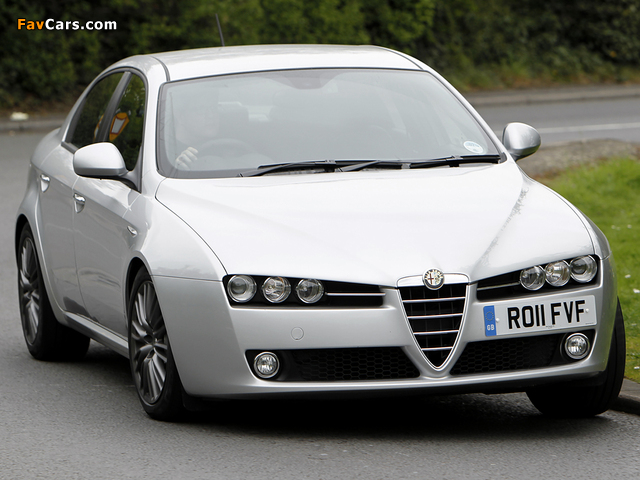 Alfa Romeo 159 UK-spec 939A (2008–2011) photos (640 x 480)