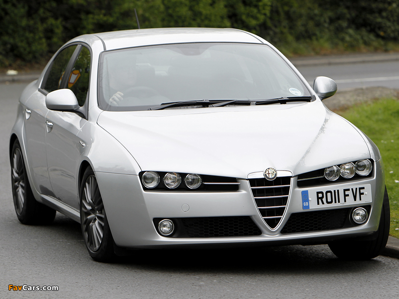 Alfa Romeo 159 UK-spec 939A (2008–2011) photos (800 x 600)