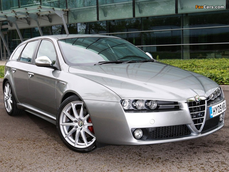 Alfa Romeo 159 Sportwagon Ti UK-spec 939B (2008–2011) wallpapers (800 x 600)