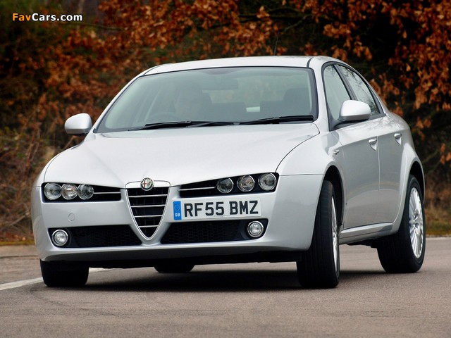 Images of Alfa Romeo 159 2.4 JTDm UK-spec 939A (2006–2008) (640 x 480)