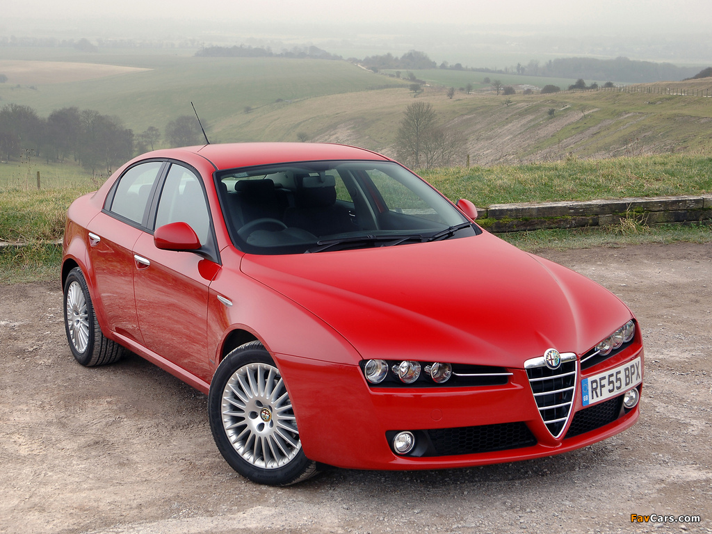 Images of Alfa Romeo 159 1.9 JTDm UK-spec 939A (2006–2008) (1024 x 768)