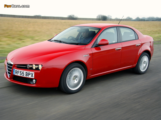 Images of Alfa Romeo 159 1.9 JTDm UK-spec 939A (2006–2008) (640 x 480)