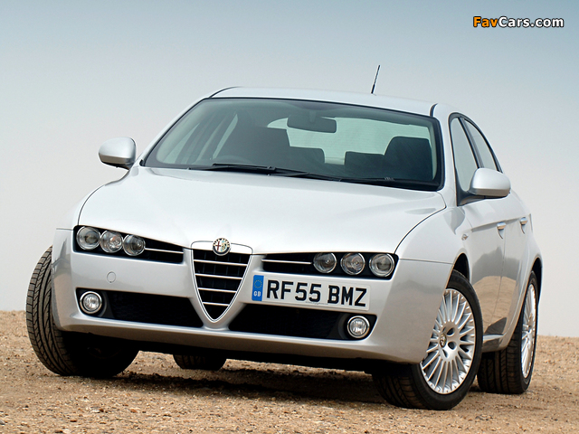 Photos of Alfa Romeo 159 2.4 JTDm UK-spec 939A (2006–2008) (640 x 480)