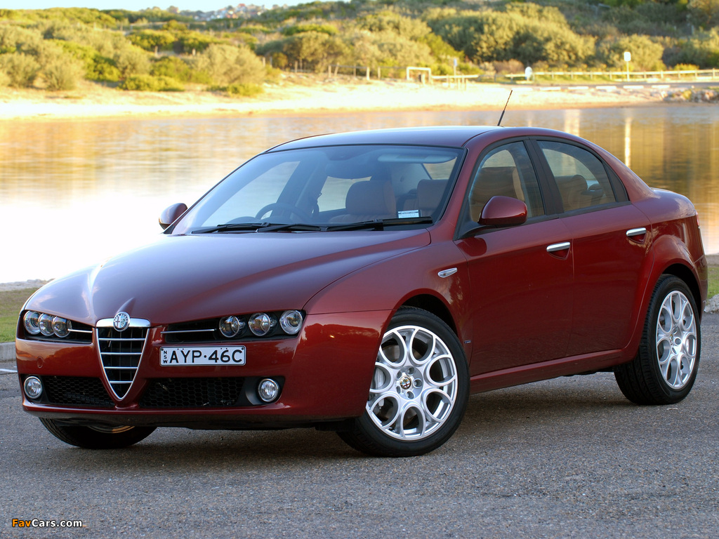 Photos of Alfa Romeo 159 3.2 JTS Q4 AU-spec 939A (2006–2008) (1024 x 768)