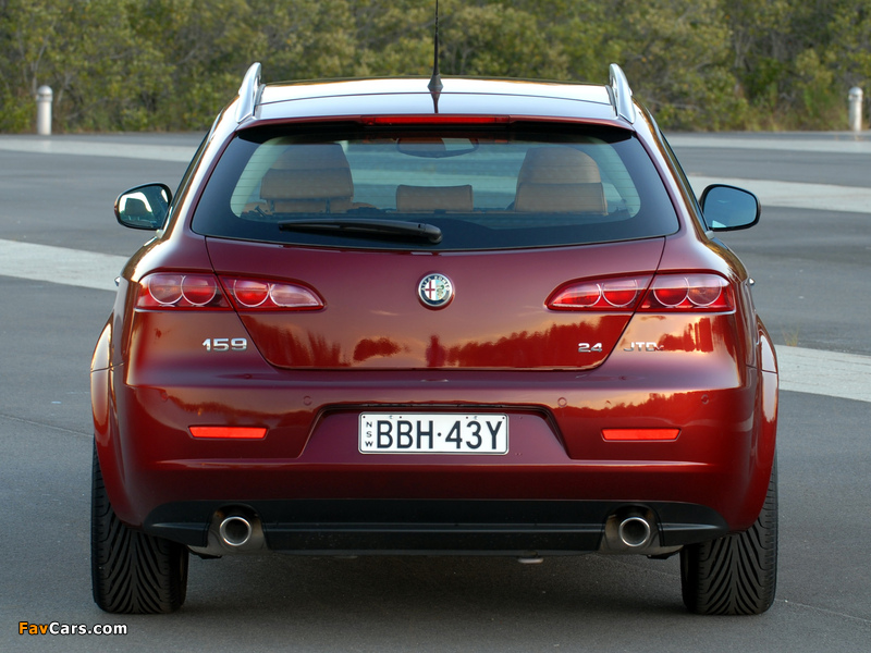 Photos of Alfa Romeo 159 Sportwagon 2.4 JTDm AU-spec 939B (2006–2008) (800 x 600)