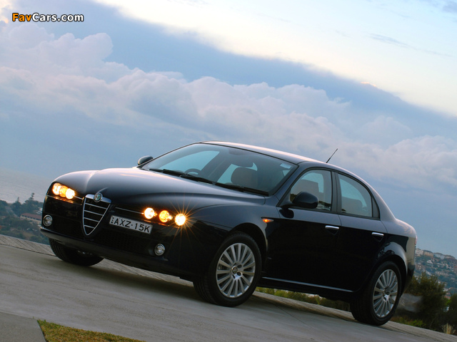 Photos of Alfa Romeo 159 2.2 JTS AU-spec 939A (2006–2008) (640 x 480)