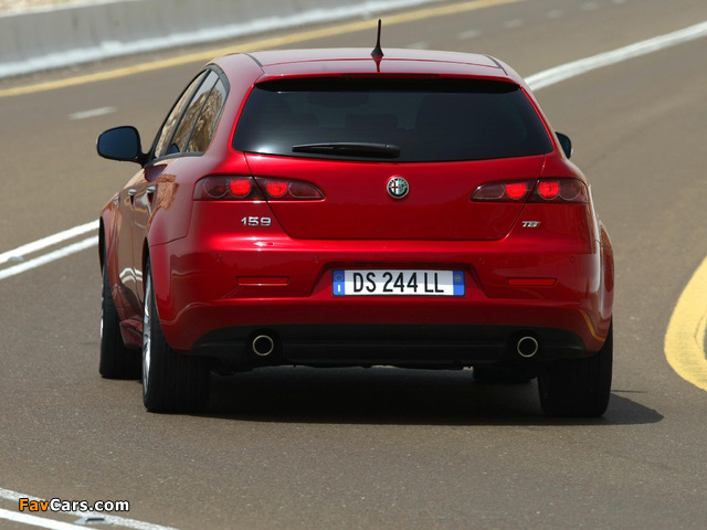 Photos of Alfa Romeo 159 Sportwagon Ti 939B (2008–2011) (640 x 480)