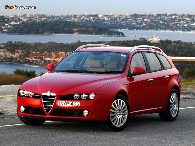 Pictures of Alfa Romeo 159 Sportwagon 2.2 JTS AU-spec 939B (2006–2008) (640 x 480)