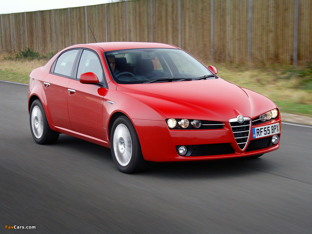 Pictures of Alfa Romeo 159 1.9 JTDm UK-spec 939A (2006–2008) (1024 x 768)