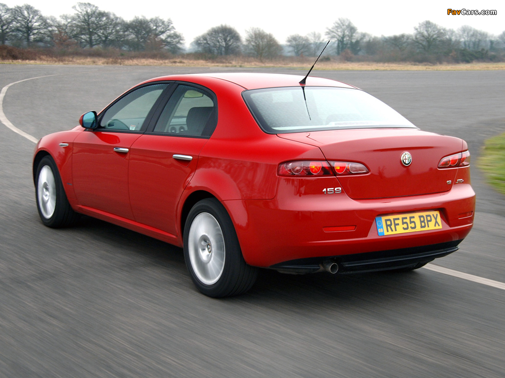 Pictures of Alfa Romeo 159 1.9 JTDm UK-spec 939A (2006–2008) (1024 x 768)