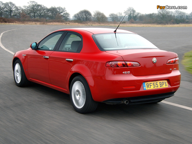 Pictures of Alfa Romeo 159 1.9 JTDm UK-spec 939A (2006–2008) (640 x 480)