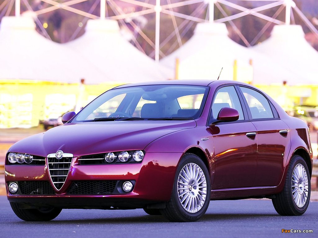 Pictures of Alfa Romeo 159 3.2 JTS Q4 ZA-spec 939A (2006–2008) (1024 x 768)