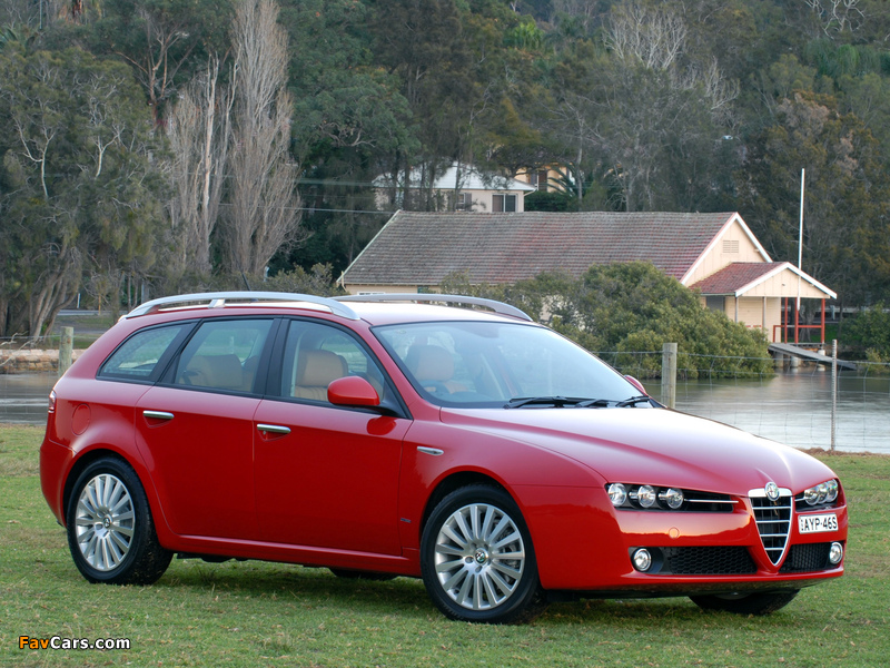 Alfa Romeo 159 Sportwagon 2.2 JTS AU-spec 939B (2006–2008) wallpapers (800 x 600)