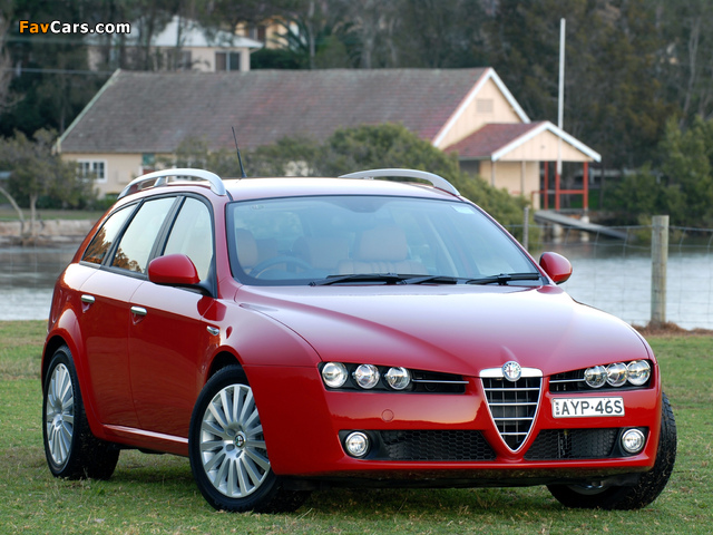 Alfa Romeo 159 Sportwagon 2.2 JTS AU-spec 939B (2006–2008) wallpapers (640 x 480)