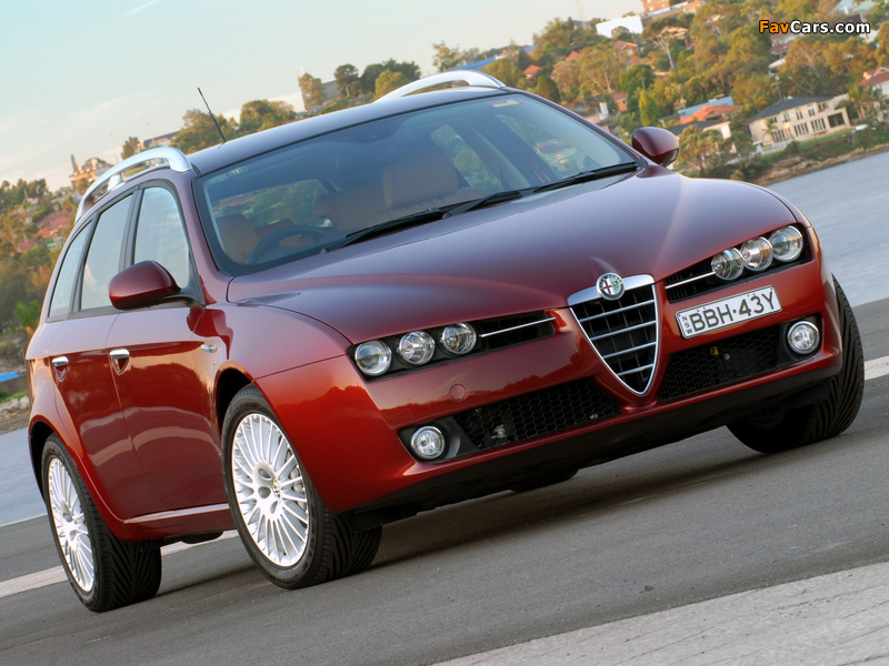 Alfa Romeo 159 Sportwagon 2.4 JTDm AU-spec 939B (2006–2008) wallpapers (800 x 600)