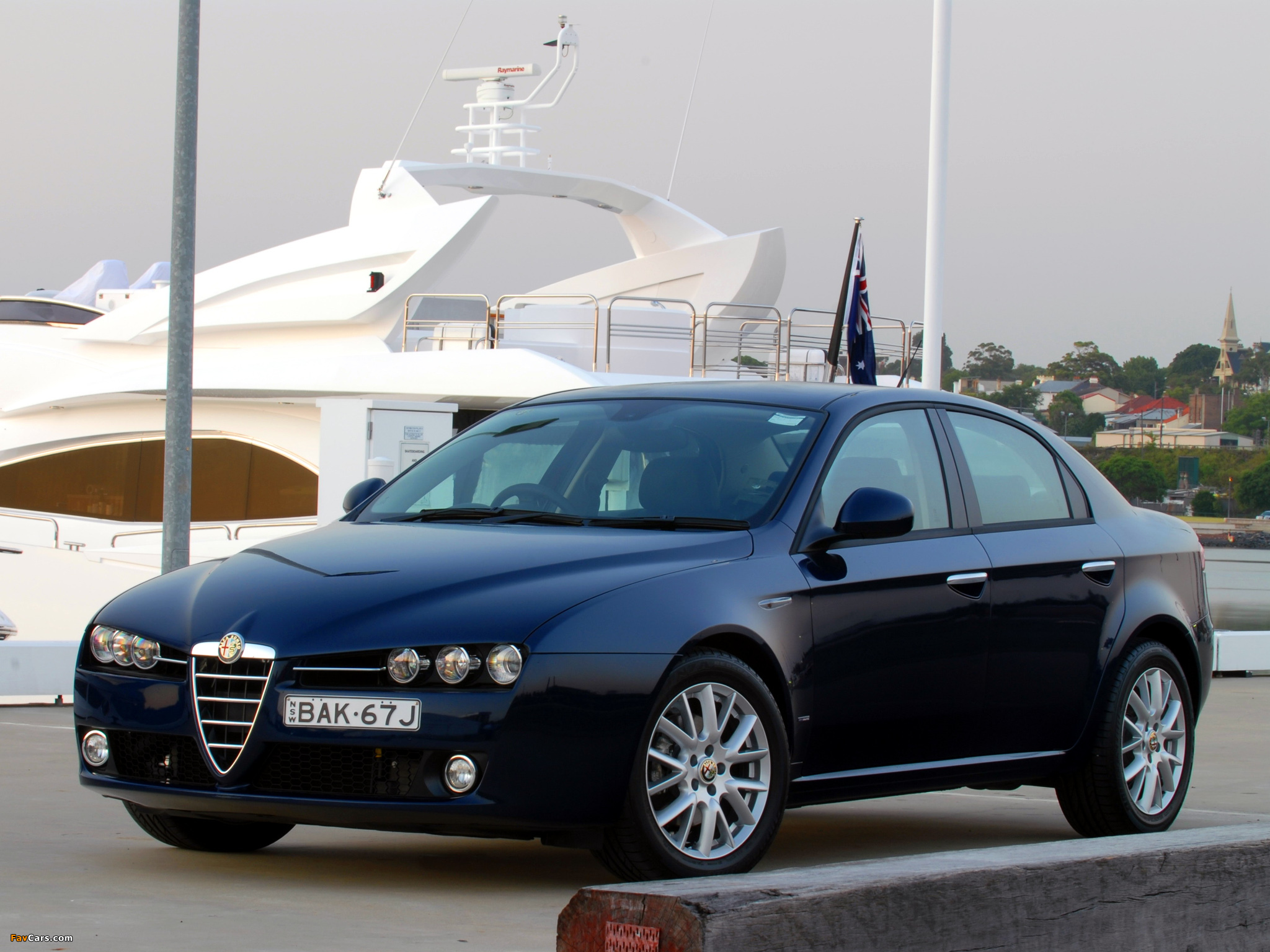 Alfa Romeo 159 1.9 JTDm AU-spec 939A (2006–2008) wallpapers (2048 x 1536)