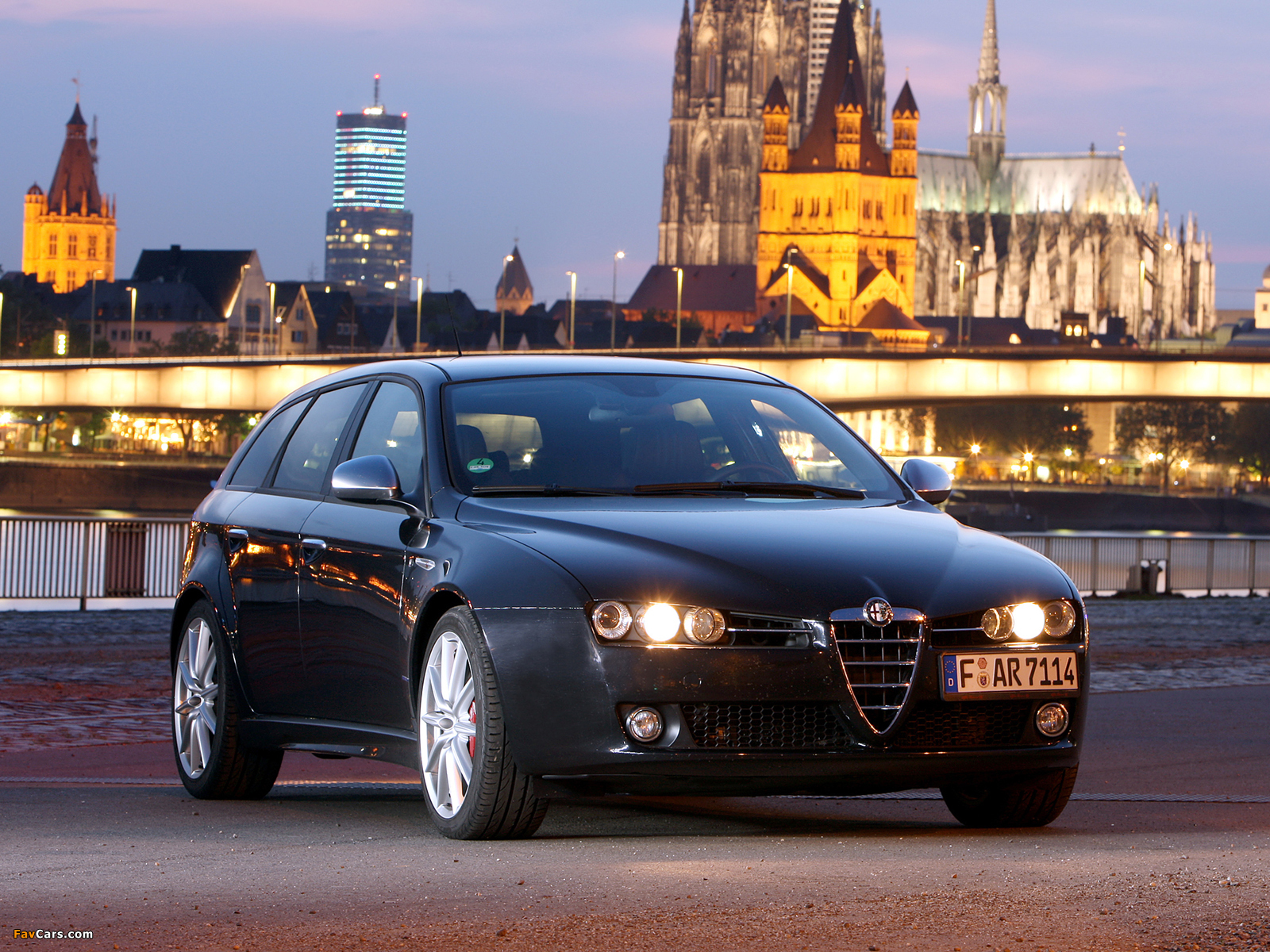 Alfa Romeo 159 Sportwagon Ti 939B (2007–2008) wallpapers (1600 x 1200)