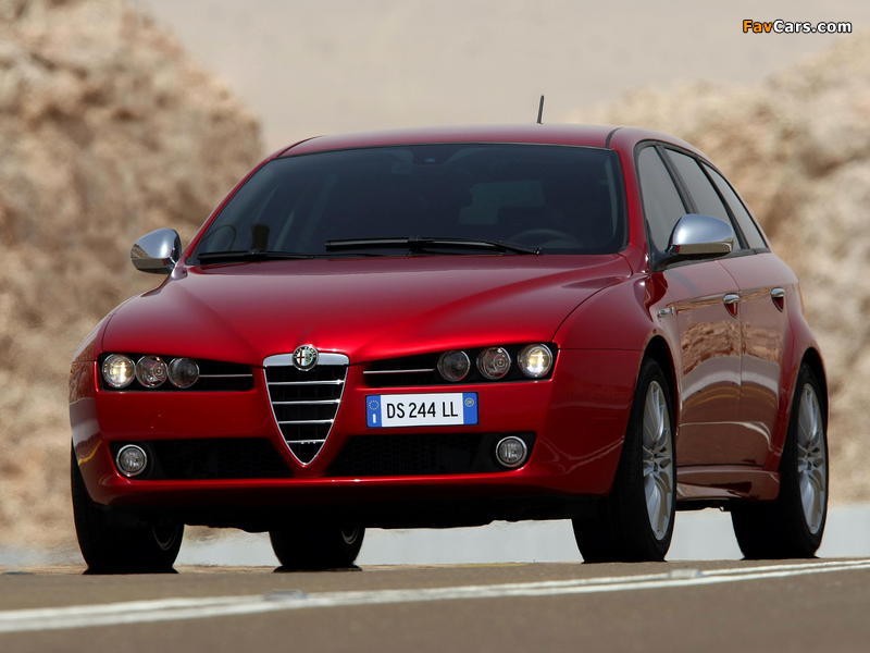 Alfa Romeo 159 Sportwagon Ti 939B (2008–2011) wallpapers (800 x 600)