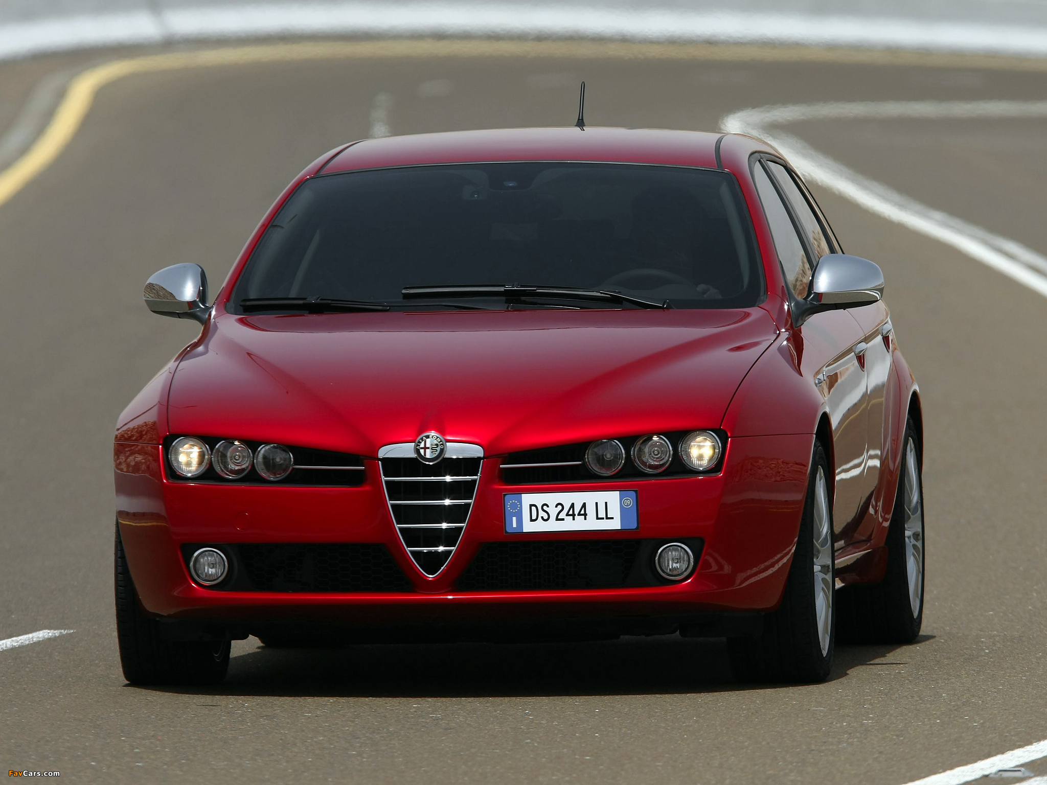 Alfa Romeo 159 Sportwagon Ti 939B (2008–2011) wallpapers (2048 x 1536)