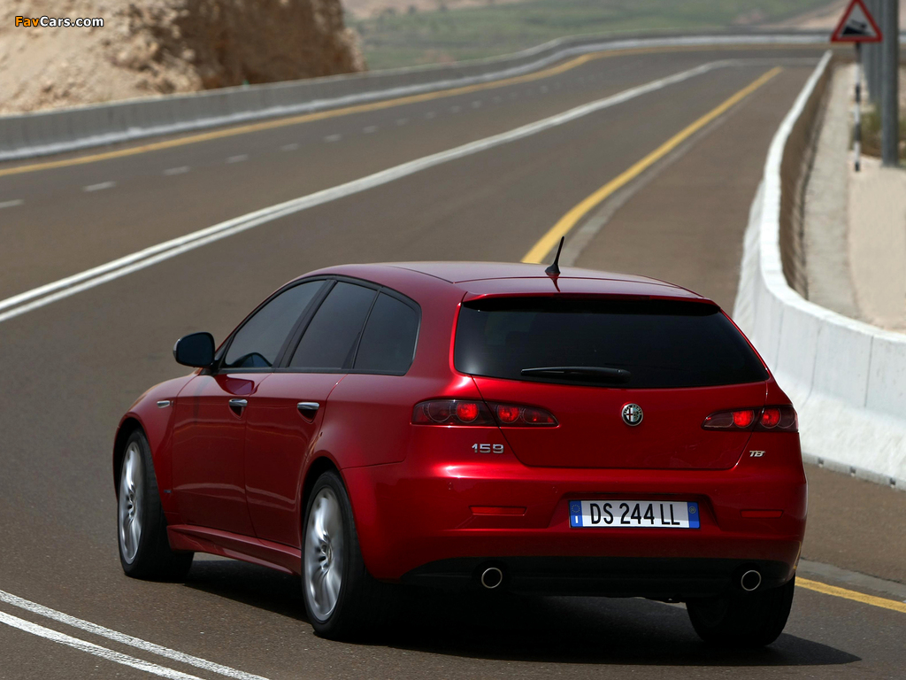 Alfa Romeo 159 Sportwagon Ti 939B (2008–2011) wallpapers (1024 x 768)