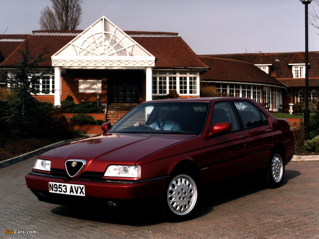 Alfa Romeo 164 Super UK-spec (1992–1997) wallpapers (1024 x 768)