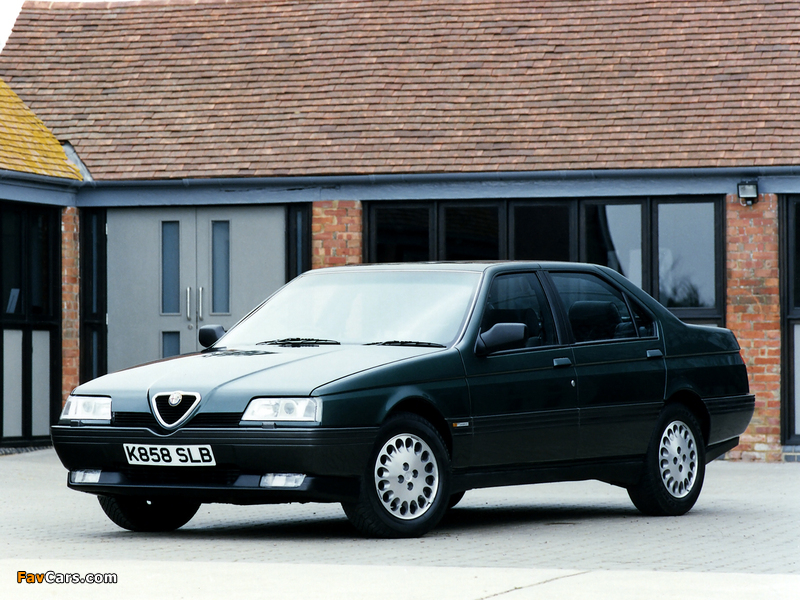 Images of Alfa Romeo 164 UK-spec (1992–1994) (800 x 600)