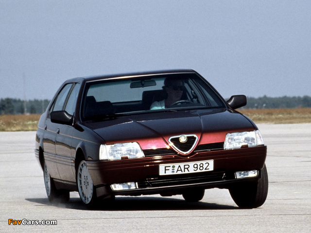 Pictures of Alfa Romeo 164 V6 Turbo (1991–1992) (640 x 480)