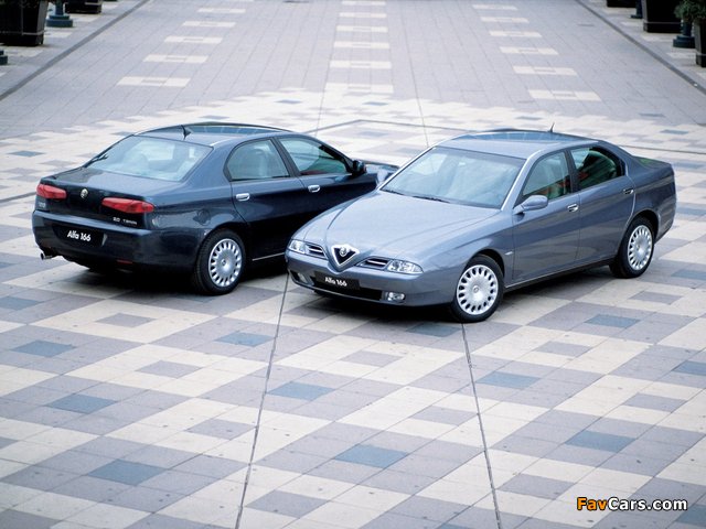 Alfa Romeo 166 936 (1998–2003) wallpapers (640 x 480)