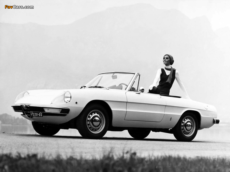 Alfa Romeo 1750 Spider Veloce 105 (1969–1971) wallpapers (800 x 600)